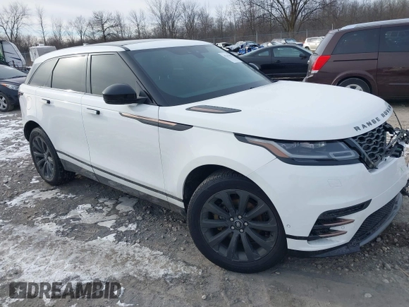 2018 Land Rover Range Rover Velar R-Dynamic SE z VIN SALYL2RX6JA715634, wystawiony jako IAAI lot #41263459 z przebiegiem 114 616 mil mil oraz . Historia ofert i sprzedaży dostępna na DreamBid. Obrazek 1.