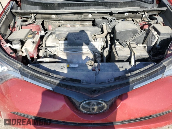 2017 Toyota RAV4 LE with VIN 2T3BFREV9HW543578, listed as a Copart auction lot 57887255 with 97,688 mi miles and Salvage title. Bid and sale history available at DreamBid. Image 12.