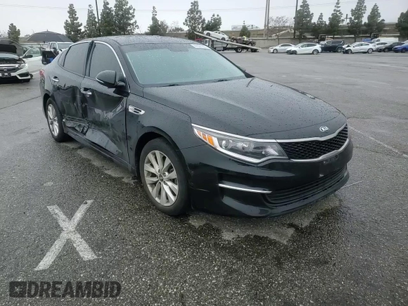 2018 Kia Optima LX with VIN 5XXGT4L3XJG261199, listed as a Copart auction lot 48637255 with 107,293 mi miles and Salvage Title. Bid and sale history available at carsss.com. Image 10.