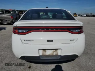 2015 Dodge Dart SXT with VIN 1C3CDFBBXFD128383, listed as a Copart auction lot 54830085 with 97,097 mi miles and Salvage title. Bid and sale history available at DreamBid. Image 6.