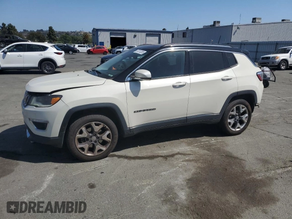 2018 Jeep Compass Limited с VIN 3C4NJDCB6JT354178, выставлен на аукционе Copart как лот 61013285 с пробегом 71 892 миль миль и Списание • Salvage title. История ставок и продаж доступна на DreamBid. Изображение 1.
