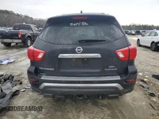 2020 Nissan Pathfinder Platinum with VIN 5N1DR2DM0LC599657, listed as a Copart auction lot 88320685 with Not provided miles and Salvage title. Bid and sale history available at DreamBid. Image 6.