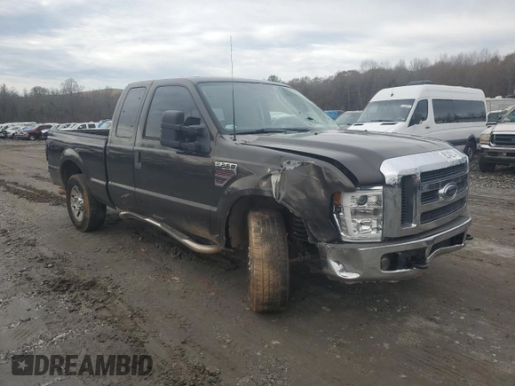 2008 Ford Super Duty F-250 SRW XL with VIN 1FTSX20R18EC43572, listed as a Copart auction lot 85246214 with 209,235 mi miles and Salvage Title. Bid and sale history available at carsss.com. Image 4.