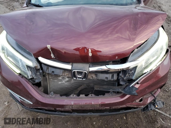 2015 Honda CR-V EX-L with VIN 2HKRM4H73FH627484, listed as a Copart auction lot 85964404 with 105,065 mi miles and Salvage Title. Bid and sale history available at carsss.com. Image 12.