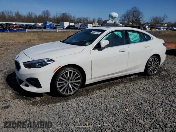 2021 BMW 2 Series 228i xDrive with VIN WBA73AK04M7G38578, listed as a Copart auction lot 48607725 with 48,963 mi miles and Salvage title. Bid and sale history available at DreamBid. Image 1.