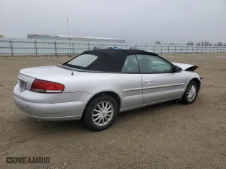 2002 Chrysler Sebring LXi with VIN 1C3EL55RX2N151004, listed as a Copart auction lot 85811704 with 187,000 mi miles and Salvage Title. Bid and sale history available at carsss.com. Image 3.