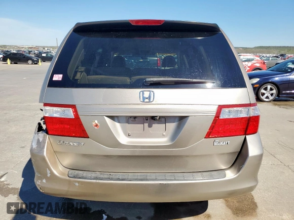 2006 Honda Odyssey LX with VIN 5FNRL38206B125208, listed as a Copart auction lot 49912615 with 174,599 mi miles and Salvage Title. Bid and sale history available at carsss.com. Image 6.