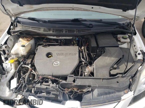 2010 Mazda 5 Sport with VIN JM1CR2WL6A0362562, listed as a Copart auction lot 54691615 with 102,429 mi miles and Salvage Title. Bid and sale history available at DreamBid. Image 12.