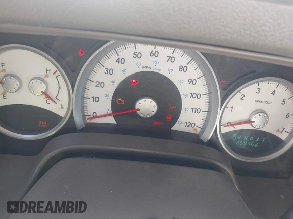 2005 Dodge Durango Limited with VIN 1D8HB58D45F623211, listed as a IAAI auction lot 41884831 with 259,963 mi miles and . Bid and sale history available at DreamBid. Image 7.