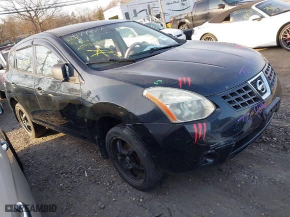 2009 Nissan Rogue SL with VIN JN8AS58V69W186881, listed as a IAAI auction lot 41798517 with 999,999 mi miles. Bid and sale history available at carsss.com. Image 1.