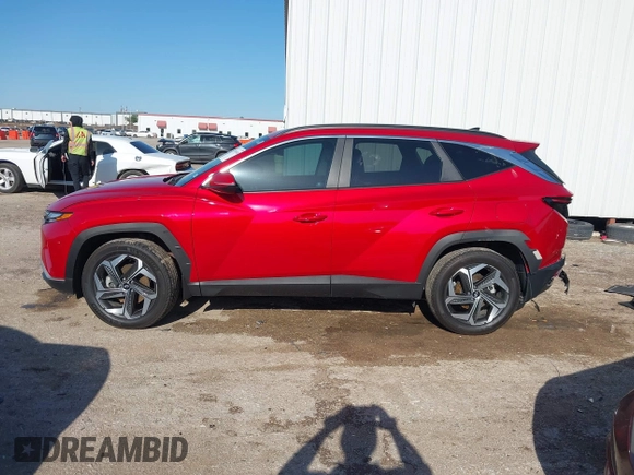 2023 Hyundai Tucson SEL with VIN 5NMJFCAE1PH248301, listed as a IAAI auction lot 41969468 with 7,459 mi miles and . Bid and sale history available at DreamBid. Image 14.