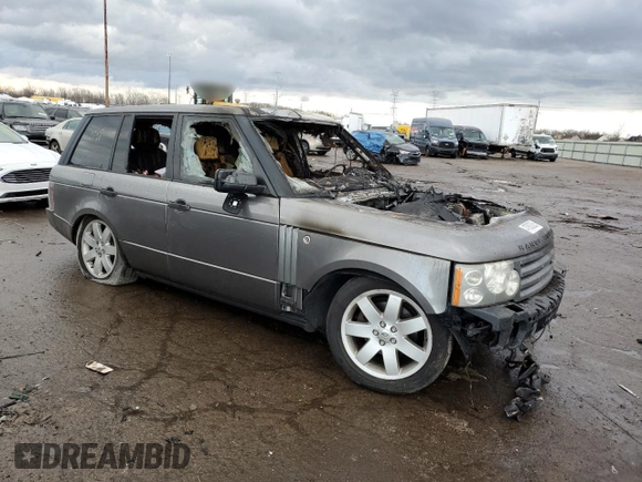 2007 Land Rover Range Rover HSE z VIN SALMF15437A240576, wystawiony jako Copart lot #47800325 z przebiegiem Nie podano mil oraz Szkoda całkowita • Salvage title. Historia ofert i sprzedaży dostępna na DreamBid. Obrazek 4.