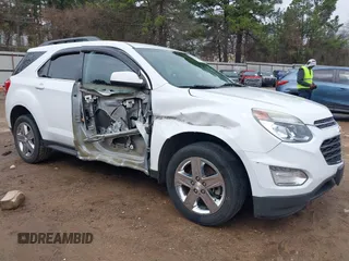 2016 Chevrolet Equinox LT with VIN 2GNALCEK0G1118238, listed as a IAAI auction lot 41596169 with 125,102 mi miles. Bid and sale history available at carsss.com. Image 1.