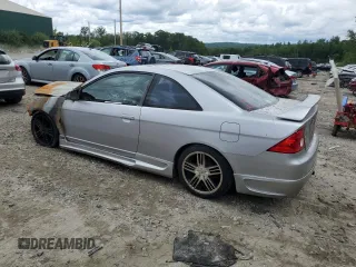 2001 Honda Civic EX with VIN 1HGEM21901L072434, listed as a Copart auction lot 58235774 with 0 mi miles and Salvage Title. Bid and sale history available at carsss.com. Image 2.