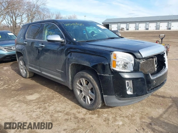 2013 GMC Terrain SLE with VIN 2GKALMEK7D6433734, listed as a IAAI auction lot 41509160 with 164,758 mi miles. Bid and sale history available at carsss.com. Image 1.