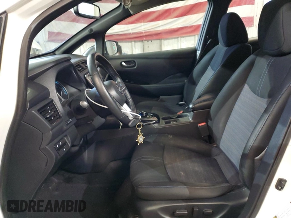 2018 Nissan LEAF SL with VIN 1N4AZ1CP0JC308817, listed as a Copart auction lot 88687055 with 40,644 mi miles and Salvage Title. Bid and sale history available at DreamBid. Image 7.
