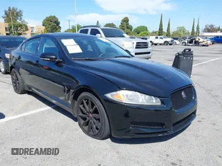 2015 Jaguar XF I4 T Premium with VIN SAJWA0FS3FPU67589, listed as a IAAI auction lot 41991616 with 94,794 mi miles. Bid and sale history available at carsss.com. Image 1.