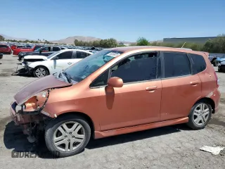 2007 Honda Fit Sport with VIN JHMGD38617S061299, listed as a Copart auction lot 58388975 with 188,087 mi miles and Salvage title. Bid and sale history available at DreamBid. Image 1.