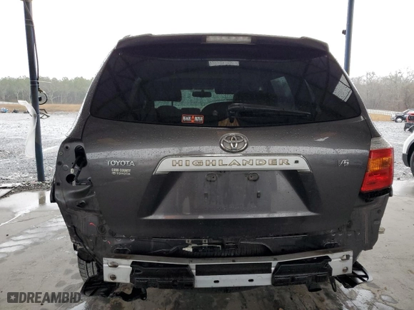 2009 Toyota Highlander Limited with VIN JTEDS42A092069115, listed as a Copart auction lot 47738135 with 206,580 mi miles and Salvage Title. Bid and sale history available at carsss.com. Image 6.