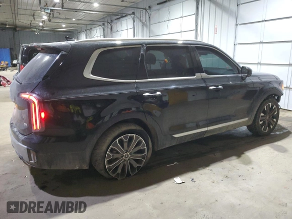 2023 Kia Telluride SX Prestige z VIN 5XYP5DGC7PG338443, wystawiony jako Copart lot #42247525 z przebiegiem 37 337 mil mil oraz Szkoda całkowita • Salvage title. Historia ofert i sprzedaży dostępna na DreamBid. Obrazek 3.