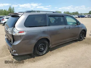 2011 Toyota Sienna SE with VIN 5TDXK3DC2BS175090, listed as a Copart auction lot 62560875 with 250,496 mi miles and Salvage title. Bid and sale history available at DreamBid. Image 3.