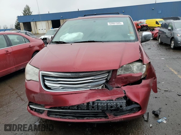 2015 Chrysler Town & Country Touring-L with VIN 2C4RC1CG0FR525913, listed as a Copart auction lot 52601595 with 167,316 mi miles and Clean Title. Bid and sale history available at carsss.com. Image 5.