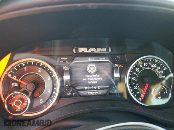 2022 Ram 1500 Lone Star with VIN 1C6RREFM0NN389664, listed as a Copart auction lot 86564484 with 26,314 mi miles and Salvage title. Bid and sale history available at DreamBid. Image 9.