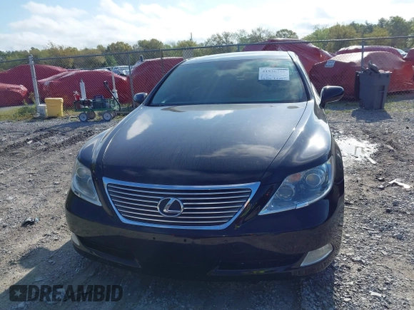2007 Lexus LS 460 L with VIN JTHGL46F875002423, listed as a IAAI auction lot 41936798 with 116,336 mi miles and . Bid and sale history available at DreamBid. Image 12.