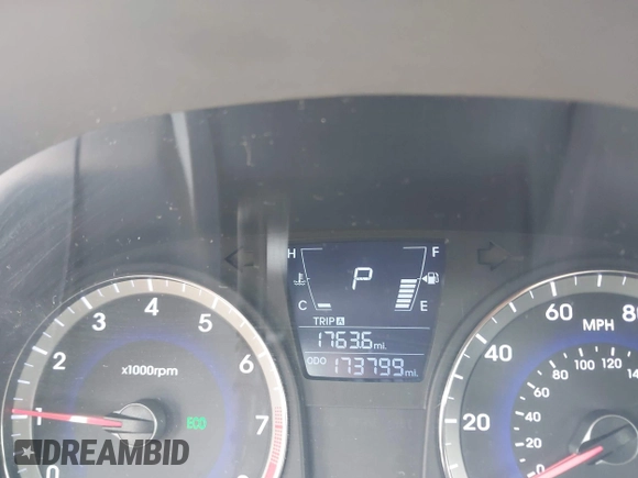 2013 Hyundai Accent GLS with VIN KMHCT4AE2DU553796, listed as a IAAI auction lot 42064167 with 173,799 mi miles. Bid and sale history available at carsss.com. Image 16.