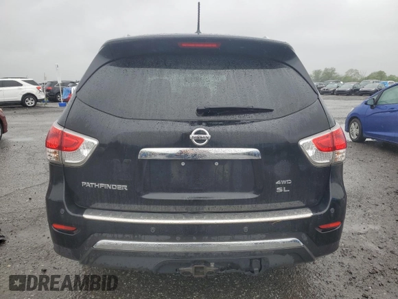 2015 Nissan Pathfinder SL with VIN 5N1AR2MM0FC632664, listed as a Copart auction lot 57969765 with 72,975 mi miles and Salvage title. Bid and sale history available at DreamBid. Image 6.