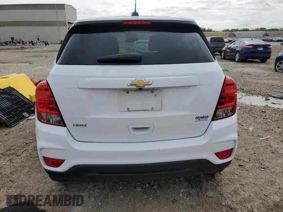 2020 Chevrolet Trax LS z VIN 3GNCJKSB2LL119140, wystawiony jako Copart lot #54977365 z przebiegiem 60 697 mil mil oraz Szkoda całkowita • Salvage title. Historia ofert i sprzedaży dostępna na DreamBid. Obrazek 6.