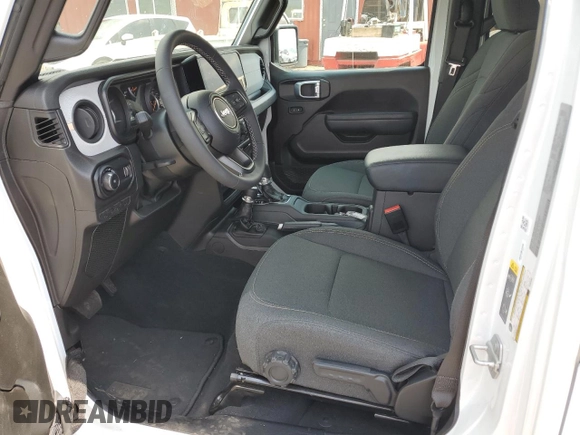 2025 Jeep Wrangler Sport S with VIN 1C4PJXDN0SW500962, listed as a Copart auction lot 51176895 with 4,624 mi miles and Clean title. Bid and sale history available at DreamBid. Image 7.