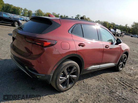 2021 Buick Envision Preferred with VIN LRBFZMR46MD109752, listed as a Copart auction lot 69614944 with 23,800 mi miles and Salvage Title. Bid and sale history available at DreamBid. Image 3.