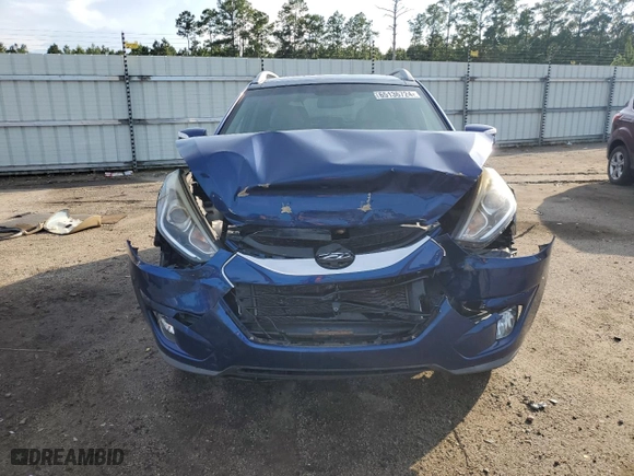 2014 Hyundai Tucson Limited with VIN KM8JU3AG7EU920841, listed as a Copart auction lot 65136724 with 56,799 mi miles and Salvage Title. Bid and sale history available at carsss.com. Image 5.