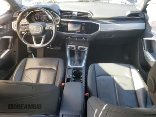 2021 Audi Q3 S line Premium with VIN WA1DECF39M1024927, listed as a Copart auction lot 41340675 with 100,886 mi miles and Salvage Title. Bid and sale history available at carsss.com. Image 8.