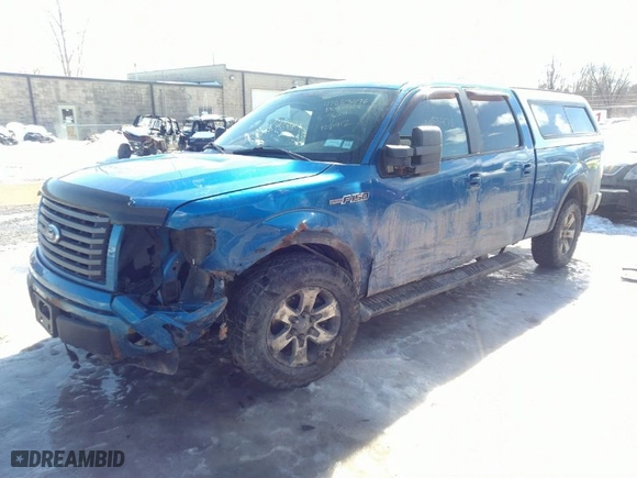 2012 Ford F-150 XL with VIN 1FTFW1EF0CFA31262, listed as a IAAI auction lot 41653476 with 126,912 mi miles. Bid and sale history available at carsss.com. Image 2.