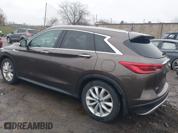 2019 Infiniti QX50 Luxe with VIN 3PCAJ5M32KF118638, listed as a IAAI auction lot 42019300 with 89,568 mi miles and . Bid and sale history available at DreamBid. Image 3.