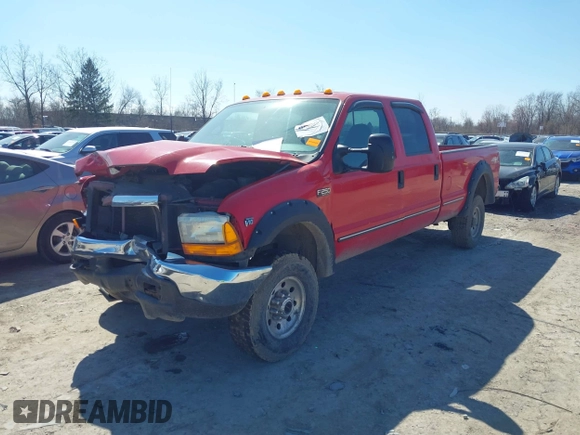 1999 Ford Super Duty F-250 XL with VIN 1FTNW21S5XED28172, listed as a IAAI auction lot 41887957 with 233,990 mi miles. Bid and sale history available at carsss.com. Image 17.