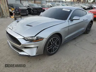 2023 Ford Mustang GT with VIN 1FA6P8CF0P5306610, listed as a Copart auction lot 42204035 with 20,051 mi miles and Salvage Title. Bid and sale history available at carsss.com. Image 1.
