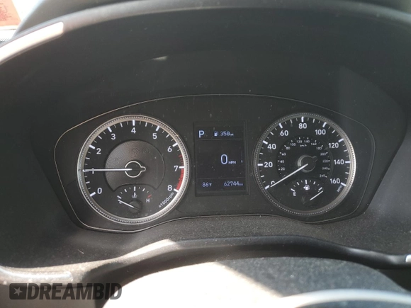 2020 Hyundai Santa Fe SE with VIN 5NMS2CAD1LH166747, listed as a Copart auction lot 57093145 with 62,744 mi miles and Salvage title. Bid and sale history available at DreamBid. Image 9.