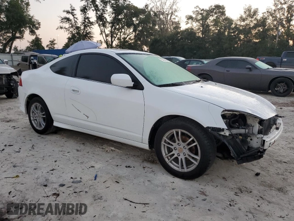 2005 Acura RSX with VIN JH4DC54865S002805, listed as a Copart auction lot 75428404 with 183,932 mi miles and Salvage Title. Bid and sale history available at carsss.com. Image 4.