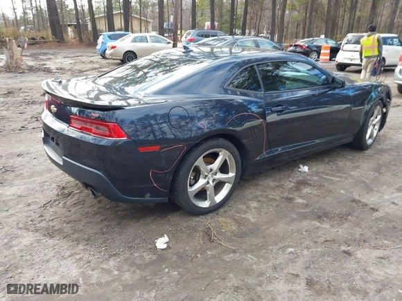2014 Chevrolet Camaro LT with VIN 2G1FC1E32E9240473, listed as a IAAI auction lot 41734174 with NaN miles. Bid and sale history available at carsss.com. Image 4.