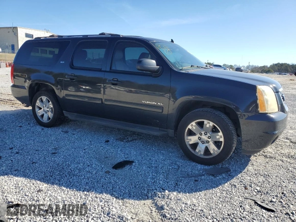 2011 GMC Yukon XL SLT with VIN 1GKS1KE09BR160925, listed as a Copart auction lot 46185765 with 210,428 mi miles and Clean Title. Bid and sale history available at DreamBid. Image 4.