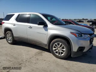 2020 Chevrolet Traverse LS with VIN 1GNEVFKW6LJ223452, listed as a Copart auction lot 48722745 with 99,065 mi miles and Salvage Title. Bid and sale history available at carsss.com. Image 4.