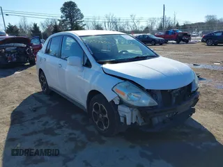 2009 Nissan Versa 1.8 S with VIN 3N1BC11E19L394465, listed as a IAAI auction lot 41346553 with 159,983 mi miles. Bid and sale history available at carsss.com. Image 1.