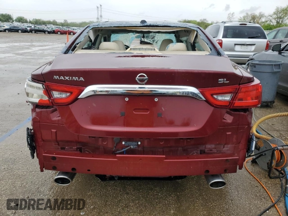 2016 Nissan Maxima SR z VIN 1N4AA6AP8GC430809, wystawiony jako Copart lot #55086185 z przebiegiem 5 747 mil mil oraz Nie do naprawy • Non repairable. Historia ofert i sprzedaży dostępna na DreamBid. Obrazek 6.