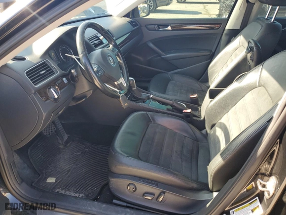 2015 Volkswagen Passat 2.0L TDI SEL Premium with VIN 1VWCV7A3XFC053549, listed as a Copart auction lot 50220275 with 186,623 mi miles and Salvage Title. Bid and sale history available at carsss.com. Image 7.