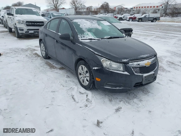 2013 Chevrolet Cruze LS with VIN 1G1PA5SH1D7267312, listed as a IAAI auction lot 41052844 with 181,905 mi miles. Bid and sale history available at carsss.com. Image 1.