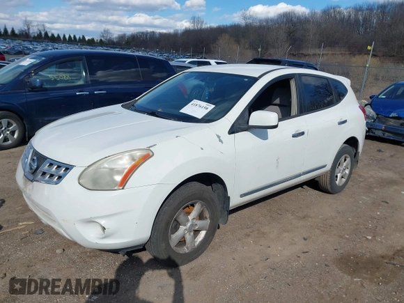 2013 Nissan Rogue S with VIN JN8AS5MT4DW532892, listed as a IAAI auction lot 41876158 with 112,324 mi miles. Bid and sale history available at carsss.com. Image 2.