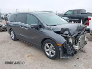 2020 Honda Odyssey EX-L with VIN 5FNRL6H77LB066781, listed as a IAAI auction lot 41501966 with 86,147 mi miles. Bid and sale history available at carsss.com. Image 1.